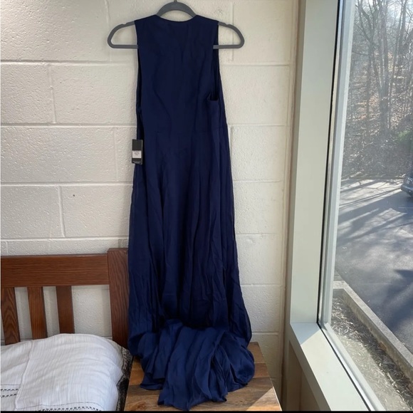 Reformation Lucille Dress sapphire wrap NEW with tags! - Picture 6 of 7